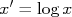 x x