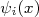 \psi_i(x)
