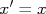x